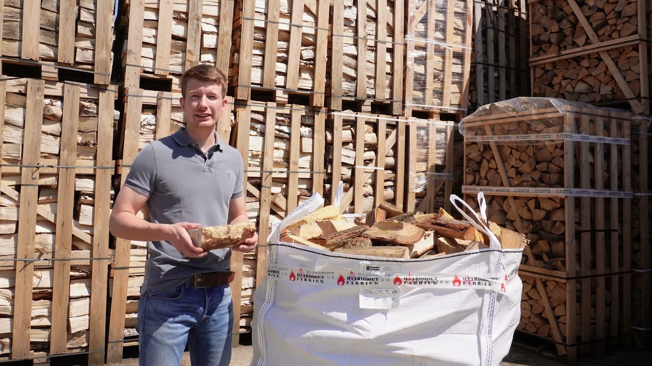 Mix haardhout 1 kuub Bigbag | vers Haardhout-Fabriek